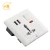 Import Youda Universal 220V electrical 3 pin plug 13a multi wall socket with USB from China