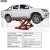 Import YuanMech L7100 customized color Portable Automotive Low Mid Rise low profile 1100mm 3 ton Scissor Car Lift from China