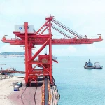Yufei Brand STS Rail Mounted Container 60t  Crane