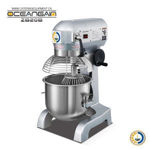 ZB20B SONCAP approval 20L Industrial Bakery Planetary Egg Cake Bread Food Mixer from Guangzhou