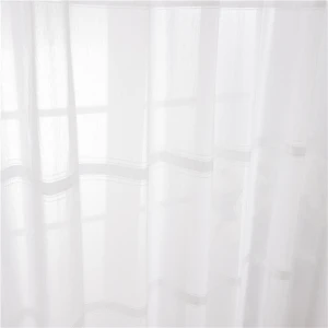 ZHONGHUA ready made net curtains white embroidered drapes Sheer Curtain For Window living room