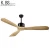 Import Zhongshan Lighting Factory Fan Ceiling Modern Solid Wood Blades Energy Saving Ceiling Fan from China