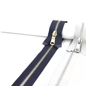 Zipper Open Ended 5# Best Seller High Quality Metal Garment Auto Lock Zinc Alloy Support