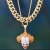 Import Zircon Pendant Men Jewellery Accessories Halloween Skull Necklace from China