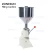 Import ZONESUN A03 Hand Operated Filling Machine Manual Cosmetic Paste Sausage Cream Liquid Filling Supply from China