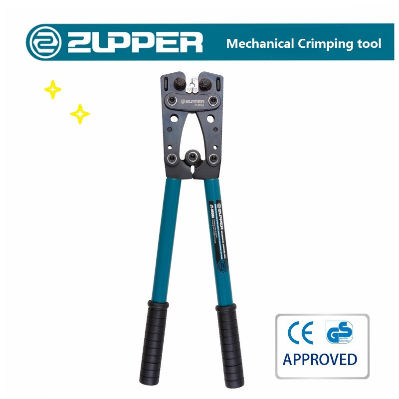 Zupper JY-0650A 6 - 50 sqmm AWG Electrician Cable Wire Ratchet Crimper