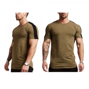 High quality 100% cotton men t-shirt wholesale custom t shirt printing