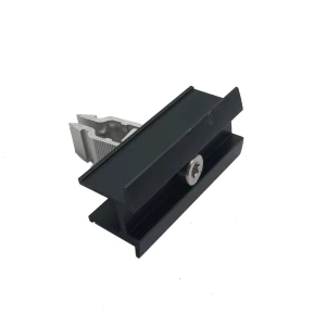 Black Aluminum Mid Clamp for Solar Roof Mounting System Solar Related Product