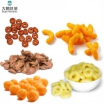 Jinan eagle full automatic twin screw extruder food snacks machine
