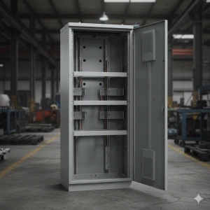 Custom Powder Coated Steel Electrical Switchgear Box