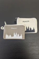 Key holder-wallet with a European print Prague 016S