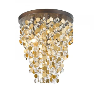 6 Light G9 Luxurious Crystal Ceiling Lamp Nc3238c-6br