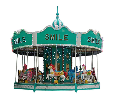 Buy Amusement Rides Mechanical Indoor Chinese Pink Carousel Ride For ...