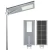 Import Solar street light manufacturers provide 50W installation 8 meters high 100W integrated solar street light from China
