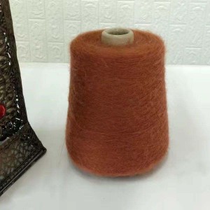 Fancy yarn Mohair 1 / 13s Wool Mohair color yarn in stock