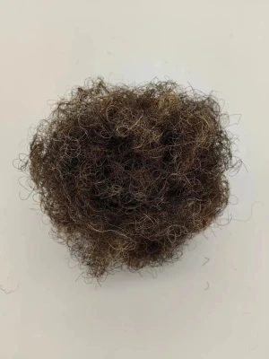 natural white black mixed curled horse tail hair used for mattress good quality cheap price
