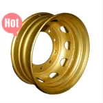 22.5 Inch Tubeless Steel Wheel Rims 22.5*8.25 Truck And Trailer China Manufacturer