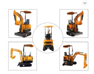 Chinese XT10 1 ton crawler small digger mini excavator price for sale