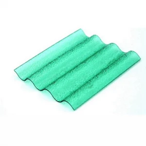 Plastic corrugated roofing sheets
