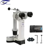 Hand held slit lamp microscope