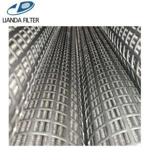 Pleated metal mesh sintered fiber polymer melt filter cartridge for polymer film resin chip fiber monofilament processing