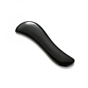 YLELY - Factory Price Black Obsidian Gua Sha Tool Wholesale S Shape