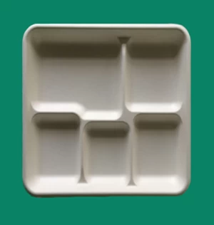 FT054 shallow 5-Compartments Tray