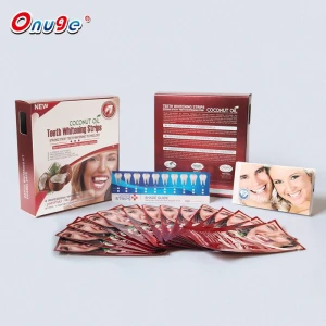 High Quality Fast-acting Teeth Whitening Coconut Strips With Or Without Peroxide