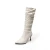 Import White Long High Retro Pile Boots for Women from China
