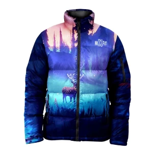 OEM custom logo men winter outdoor waterproof puffer jacket