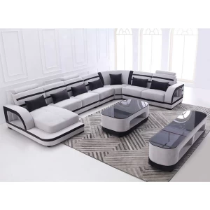Multifuntional Divan Modern Mobler Living Room Fabric Furniture Set Sectional Home Sofas