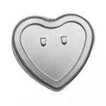 25mm - 110mm round oval heart special blank tin-plate badge materials