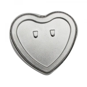 25mm - 110mm round oval heart special blank tin-plate badge materials
