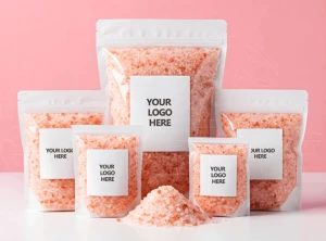 Premium Himalayan Pink Salt Set | Coarse, Fine, & Rock Salt Blend for Gourmet Cooking & Spa