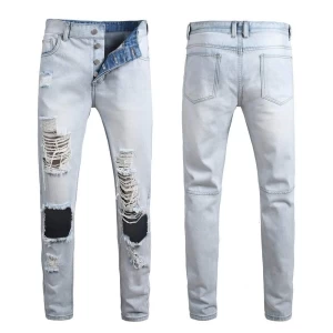 fashion loose jeans for men high waist comfortable jean pants