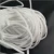 Import 3.0-5.0mm Spandex Polyester Ear Tie Adjustable Earloop Band Elastic White from China