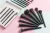 Import 20pcs Vegan Makeup Cosmetic Brush Set with Folding Zipper Pouch from China
