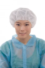 Disposable Medical Use Soft Non-woven Bouffant Cap For Hospital
