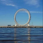Weifang 145m Spokeless/Shaftless Giant Ferris Wheel 36 Gondolas - Eye of Bohai Sea﻿