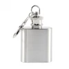 1oz mini stainless steel hip flask