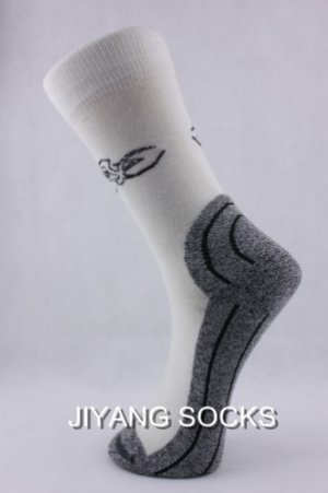 Good Quality Black & Grey Contrast Luanvi Socks at whole Sale Price