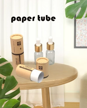 Wholesale Custom Fancy Logo Printed Kraft Paper Tube/Paper Tube Boxes