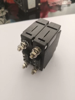 Hydraulic Magnetic Circuit Breaker No Nc Connector AC DC Voltage 2pole