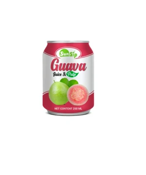 SUNSIP FRUIT JUICE with Guava – 250ml Stubby Can