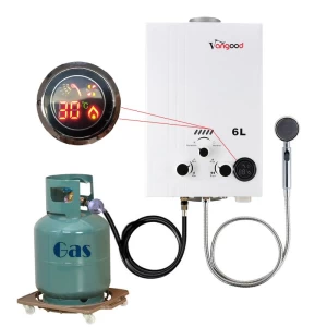 Vangood Calefont Custom Or Standard Tankless Portable Rv Gas Water Heater 6L