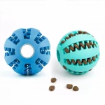 Dental cleaning interactive cat dog toy ball
