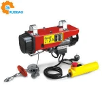 1 1.5 2 5 10 20 ton PA200 PA500 PA1000 Cheap Small Wireless Remote Control Mini Chain Electric Hoist 12V 12 volt 110V 220 volt