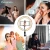 Import 10 inch foldable led photographic lighting portable ring light with phone holder selfie stick from China