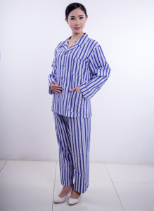 100% Cotton  Long Sleeves hospital clothing medical gown for patient