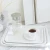 Import 100% melamine rectangular plastic kitchen restaurant hotel food breakfast dinner serving tray from China